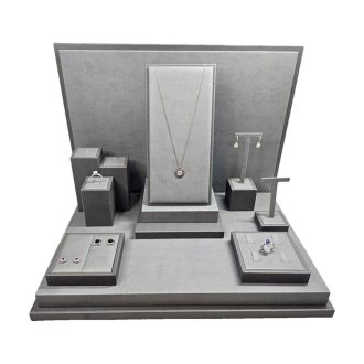 Set vitrina exhibidor 005 piezas ecocuero (tue-stand-005)